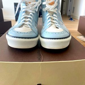Louis Vuitton Hi-Top White/Light Blue
